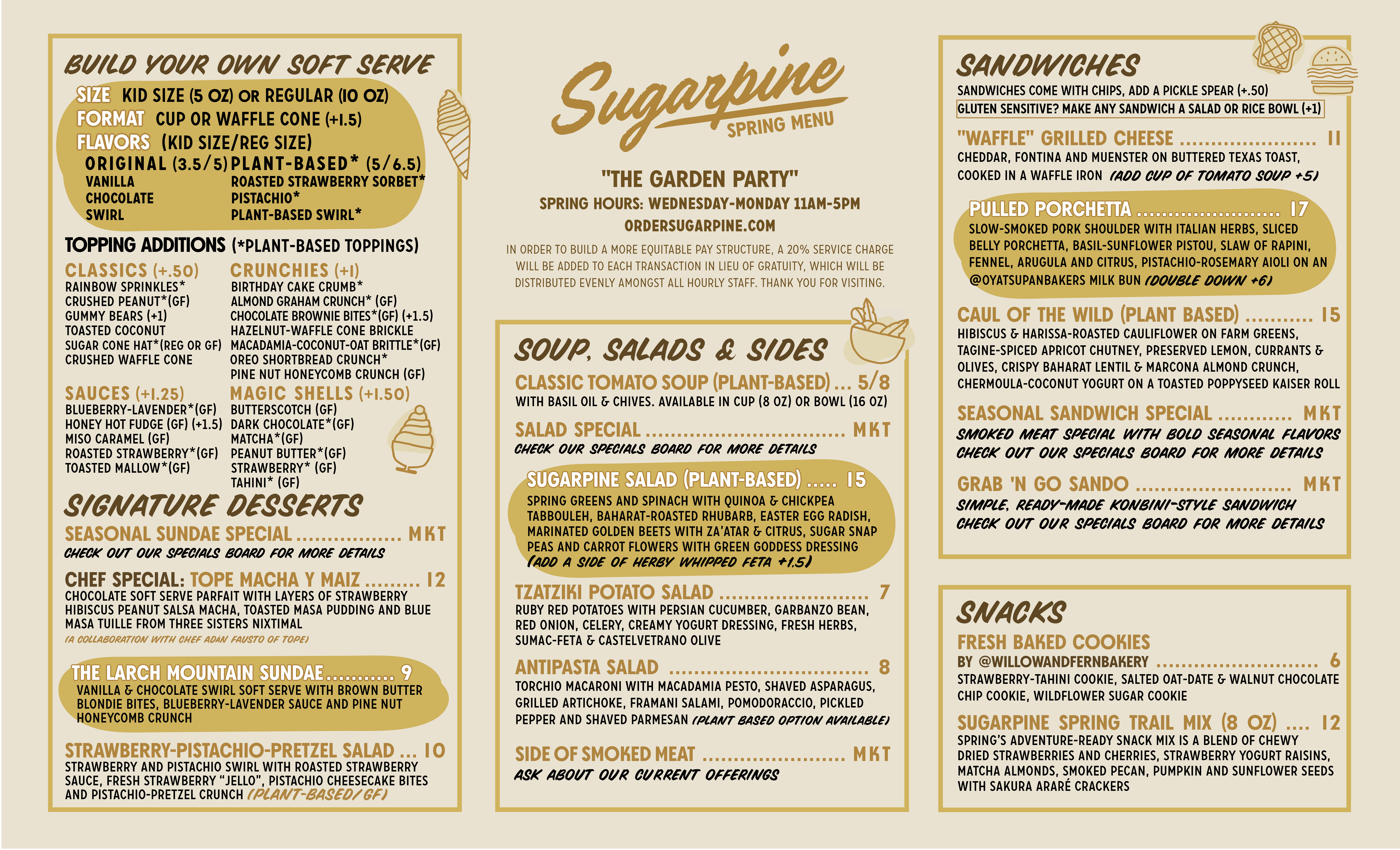 Sugarpine Menu SPRING FINAL (WEB:TOPE) 3.28.26
